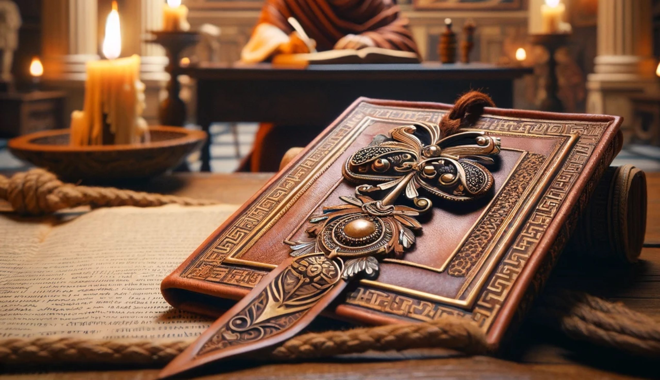 An ancient Roman bookmark.